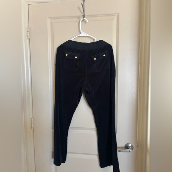 Juicy Couture Black Jogger Pants Large - Picture 2 of 4